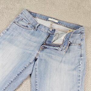 Levis 529 Jeans Womens 14 Light Wash Curvy Bootcut Mid Rise Stretch Denim